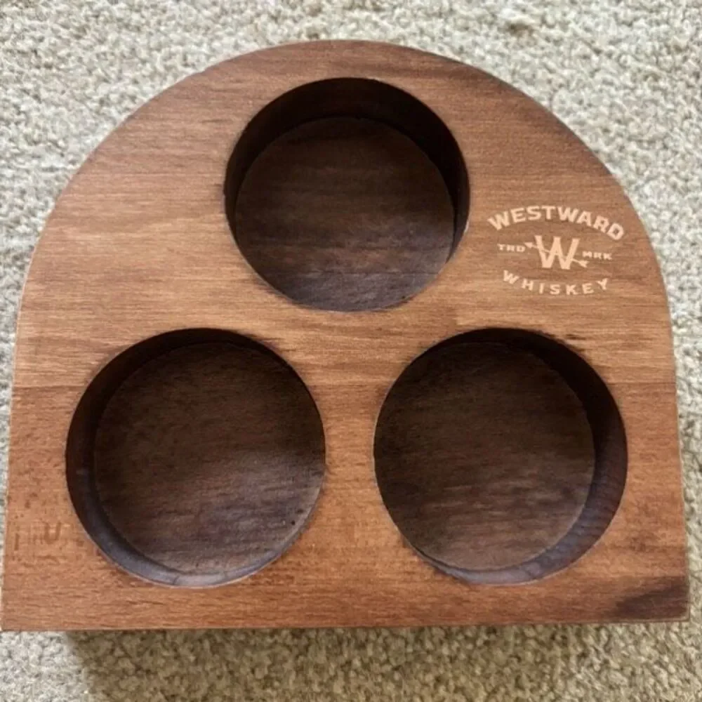 Westward Whiskey Wooden Flight Tasting Tray